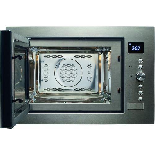  Caso EMCG32 Einbaumikrowelle inkl. Grill 1100 Watt und Heissluft 2500 Watt / 10 automatische Kochprogramme / mit grossen und sehr wertigen Edelstahl gebuersteten Rahmen