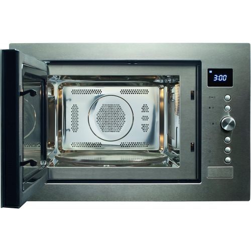  Caso EMCG32 Einbaumikrowelle inkl. Grill 1100 Watt und Heissluft 2500 Watt / 10 automatische Kochprogramme / mit grossen und sehr wertigen Edelstahl gebuersteten Rahmen