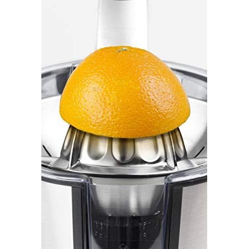  [아마존베스트]CASO CP 330 Pro - Design Citrus Juicer, Electric and Powerful Lemon Juicer with Universal Press Cone, Stainless Steel, for All Common Citrus Fruits, Practical Start Automatic