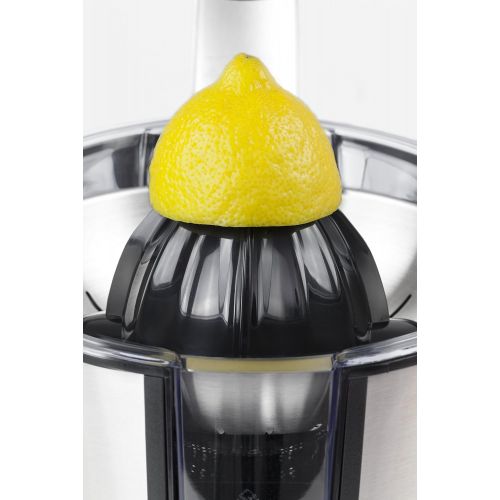  [아마존베스트]Caso CP 300 Designer Citrus Juicer, Electric and Powerful Lemon Juicer with Universal Press Cones for All Common Citrus Fruits, 160 Watt, Drip Stop, Stainless Steel Strainer Insert