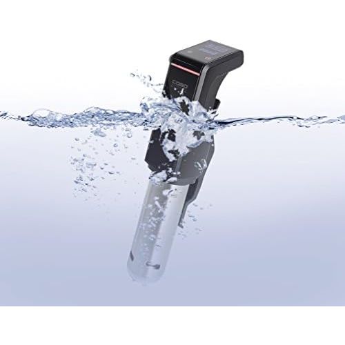  [아마존베스트]CASO Sous Vide Stick SV300 - Constant Temperature up to 90 °C in 0.5 °C increments, Fully Waterproof (IPX7 standard), Timer Function up to 99 hours, Flexible Handle, Heats up to 20