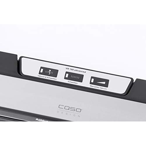  [아마존베스트]CASO Advanced Vacuum Sealer - Film Sealing Device - Extend the Shelf Life of Your Food - Ideal For Portioning and Storing Food