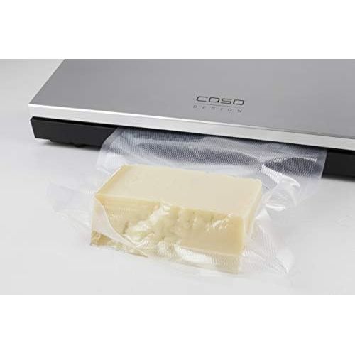  [아마존베스트]CASO GourmetVAC 180 Vacuum Sealer, Double Weld Seam, Piston Pump (9L/min) and Powerful Motor, Vacuum Regulation, Includes 10 Bags 20 x 30 cm