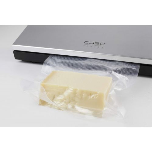  [아마존베스트]CASO GourmetVAC 180 Vacuum Sealer, Double Weld Seam, Piston Pump (9L/min) and Powerful Motor, Vacuum Regulation, Includes 10 Bags 20 x 30 cm