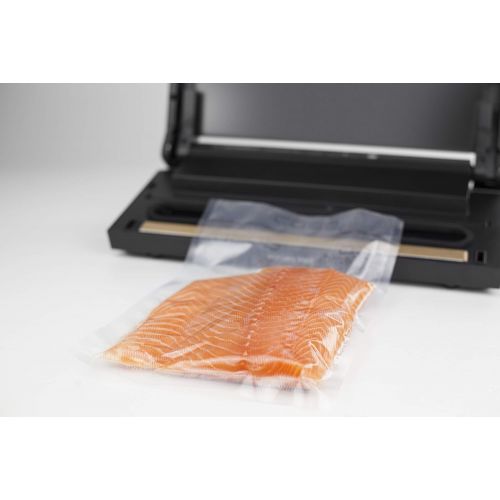  [아마존베스트]CASO GourmetVAC 180 Vacuum Sealer, Double Weld Seam, Piston Pump (9L/min) and Powerful Motor, Vacuum Regulation, Includes 10 Bags 20 x 30 cm