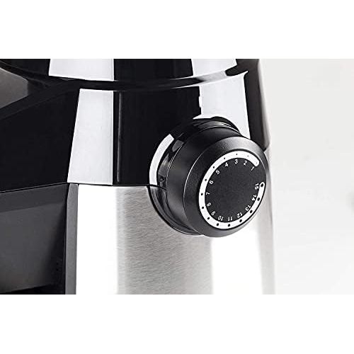  [아마존베스트]Caso Barista Flavour, electric design coffee grinder, grinding degree adjustable in 15 levels, cone grinder made of robust stainless steel, aroma-friendly, for perfect coffee and e