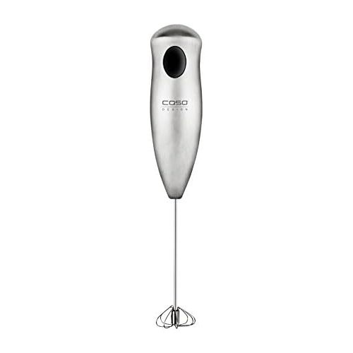  [아마존베스트]Caso Fomini Inox Design Milk Frother, Milk Frother with Stainless Steel Spring, Ideal for Milkshakes and Dressings, Approx. 12,000 Revolutions / Min.