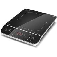 Caso 2008 Touch 2000 induction hob, glass ceramic, black, silver