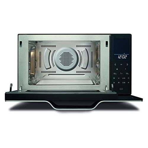  [아마존베스트]CASO IMCG25 3-in-1 Microwave with Grill and Hot Air 2050 W Inverter Technology for Gentle Warming, Oven Function 110-200 °C, 25 L, Stainless Steel Design