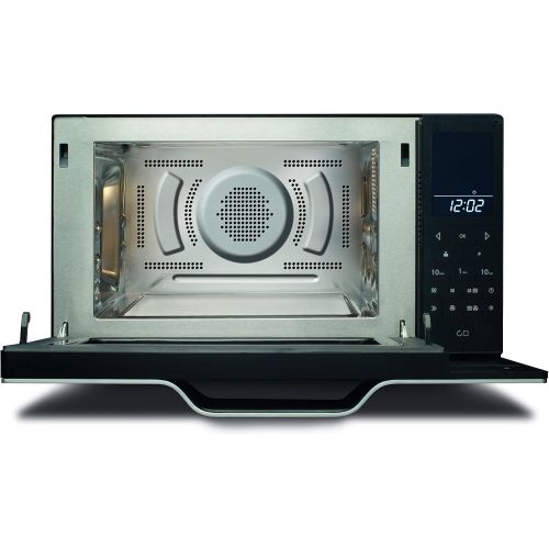  [아마존베스트]CASO IMCG25 3-in-1 Microwave with Grill and Hot Air 2050 W Inverter Technology for Gentle Warming, Oven Function 110-200 °C, 25 L, Stainless Steel Design