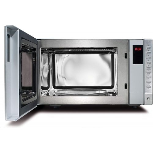  [아마존베스트]Caso SMG20 Design Microwave (3324), 800 Watt Microwave, 1000 Watt Grill, Brushed Stainless Steel Front, Intuitive Operation