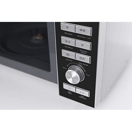  [아마존베스트]CASO MIG25 2-in-1 Microwave with Grill Inverter Technology, 900 W, 1000 W Grill, 25 L, Turntable Diameter 27 cm, Easy-Clean Coating, Design Black