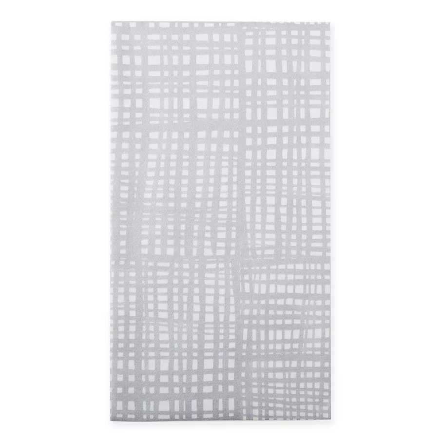 Caspari 12-Count Raffine Paper Guest Towel Napkin in Silver