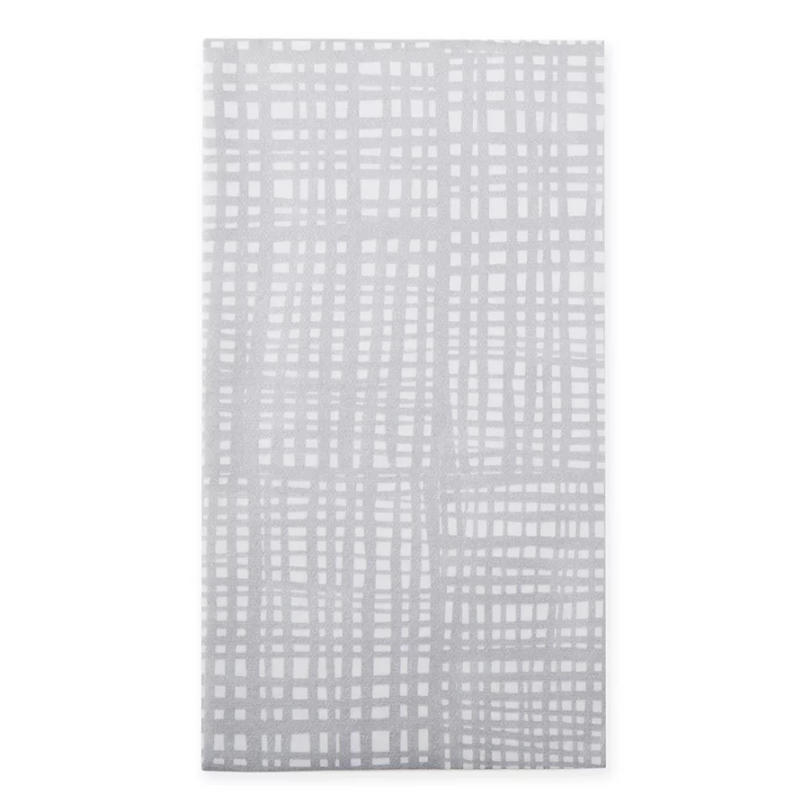  Caspari 12-Count Raffine Paper Guest Towel Napkin in Silver