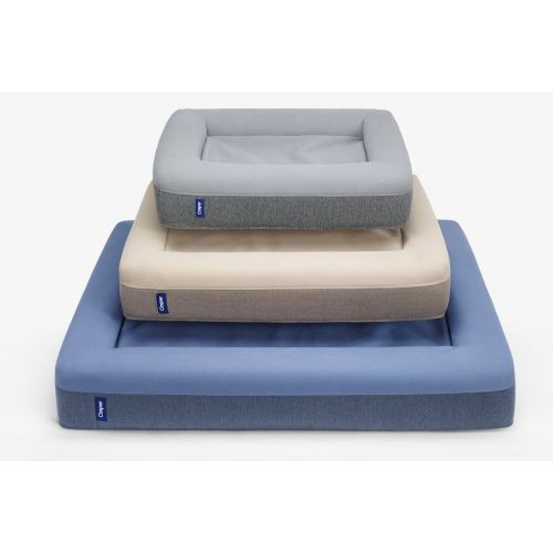  Casper DOGBD-MB-BU-US-JEF Memory Foam Pet Bed, Medium, Blue