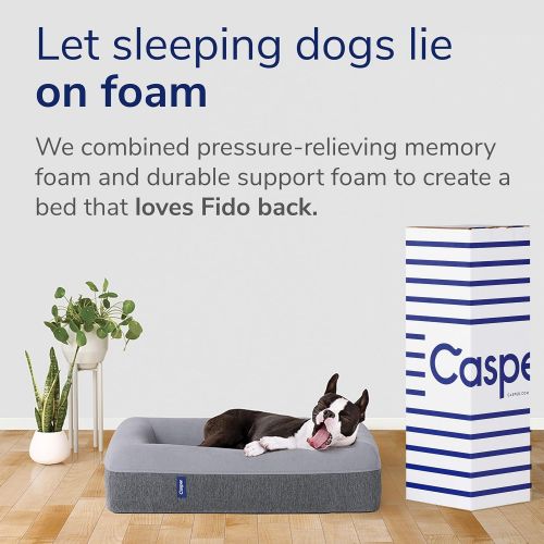  Casper Sleep Casper Dog Bed, Plush Memory Foam