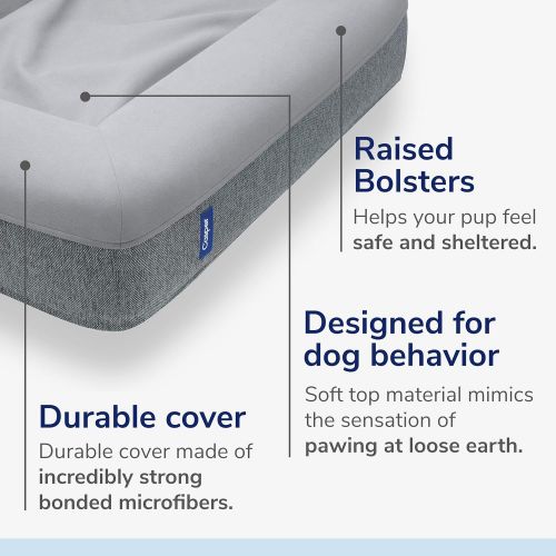  Casper Sleep Casper Dog Bed, Plush Memory Foam