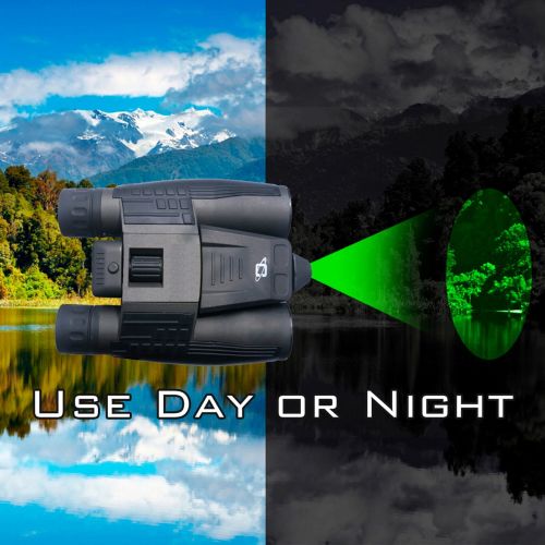  Cassini 10 x 32mm Binocular with K9 Green Laser beam for Day and Night viewing. Tripod Port and Case