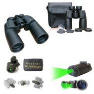 Cassini C-P7IL 7x50mm Wide-Angle Water and Fog Proof Binocular with Green Laser Illuminator by CASSINI