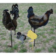 CassteenIronworks Chickens, Farm Yard Art Decor, Hens, Roosters, Baby Chicks, Metal Chickens, Flock of Chickens, Farm Animals, Metal Yard Art, Metal Garden