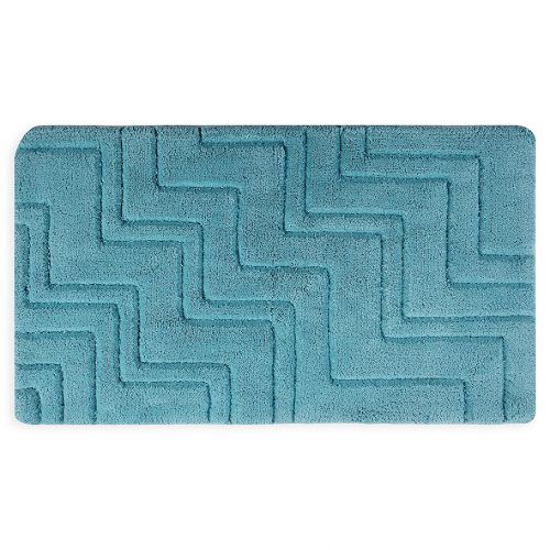  Castle Hill London Zigzag Bath Mat