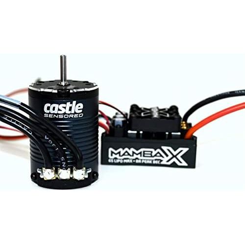  Castle Creations 010-0155-11 Mamba X 25.2V Waterproof ESC and 1406-3800kV Sensored Motor Combo