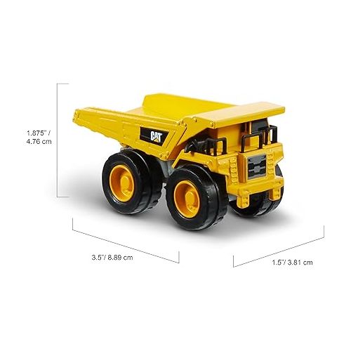  CAT Construction Toys Construction Die Cast Metal 3 Pack Vehicles - Dump Truck/Cement Mixer/Grader for Ages 3+