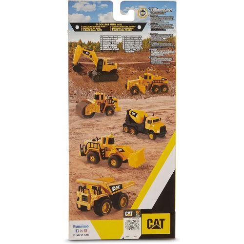  CAT Construction Toys Construction Die Cast Metal 3 Pack Vehicles - Dump Truck/Cement Mixer/Grader for Ages 3+