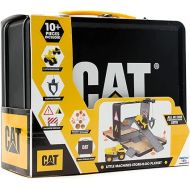 CAT Construction Toys, Store N Go Construction Playset with Travel Case, Ages 3+, 2 Little Machines Vehicles & Assortment of Construction Site Accessories, Quality, Durable & Realistic