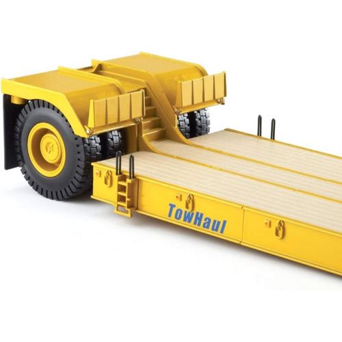  Cat 784C Tractor with Towhaul Trailer (1:50 Scale), Caterpillar Yellow