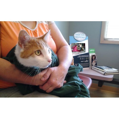  Cat-in-the-bag Cozy Comfort Carrier- Cat Carrier and Grooming Bag for Vet Visits, Medication Administration, Dental Care, and Car Travel