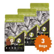 CatSpot Litter, Non-Clumping Formula: Coconut Cat Litter, Biodegradable, All-Natural, Lightweight & Dust-Free