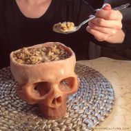 /CatacombCulture Human Skull Bowl (Food Safe)