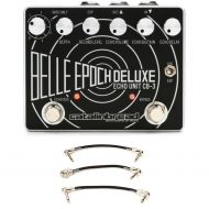 Catalinbread Belle Epoch Deluxe Tape Echo Pedal with Patch Cables - Silver