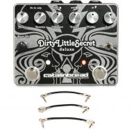 Catalinbread Dirty Little Secret Deluxe Foundation Overdrive Pedal with Patch Cables