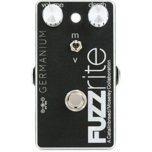  Catalinbread Fuzzrite Germanium Fuzz Pedal with Patch Cables