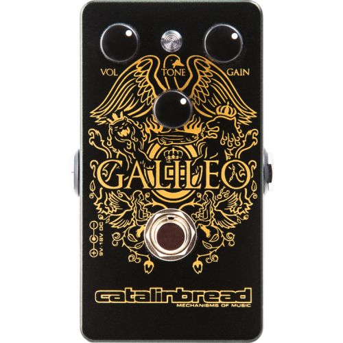  Catalinbread Galileo Treble Boost Overdrive Pedal with Patch Cables