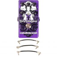 Catalinbread Dirty Little Secret Purple Foundation Overdrive Pedal and Patch Cables
