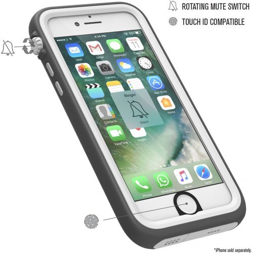  Catalyst iPhone 7 Waterproof Case, Shock Proof, Drop Proof for Apple iPhone 7 with High Touch Sensitivity ID (White)