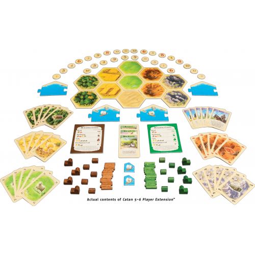  Catan: 5-6 Player Extension Strategy Board Game