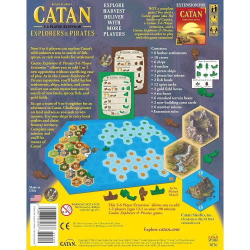  Catan Studios Catan Extension: Explorers & Pirates 5-6 Player