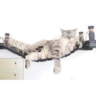 CatastrophiCreations The Cat Mod - Wall-Mounted Wooden Cat Bridge for Cats to Play and Lounge