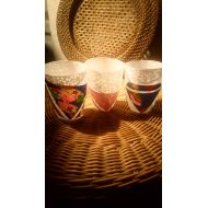 Catcolornight Set of 3 Colored Candle HOLDERS : 5 euros