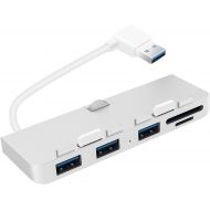 Cateck Ultra-Thin Premium Aluminum 3-Port USB 3.0 Hub with SDTF Card Reader Combo Exclusively Designed for iMac Slim Unibody (Upgraded Version)