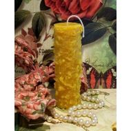 /Catfishcreekcandles Beeswax Grubby Candle Medium Size 5 tall