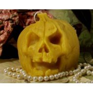 Catfishcreekcandles Beeswax Demon Pumpkin Candle Small Choice Of Color