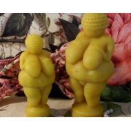 Catfishcreekcandles Beeswax Venus of Willendorf Candle Small Size Fertility Goddess