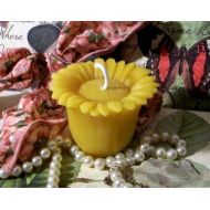Catfishcreekcandles Free USA Shipping Beeswax Floating Daisy Sunflower Candle