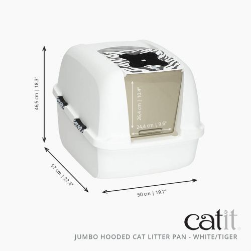  Catit Jumbo Hooded Cat Litter Pan