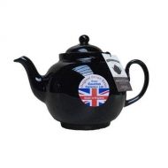 Cauldon Ceramics 6 Cup Brown Betty Teapot in Rockingham Brown